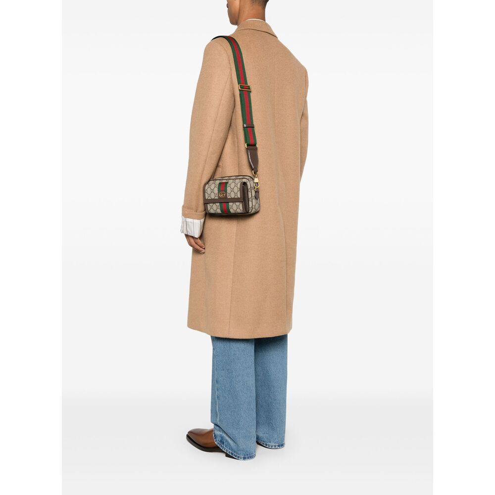 Gucci Neutrals Shoulder Bags Men