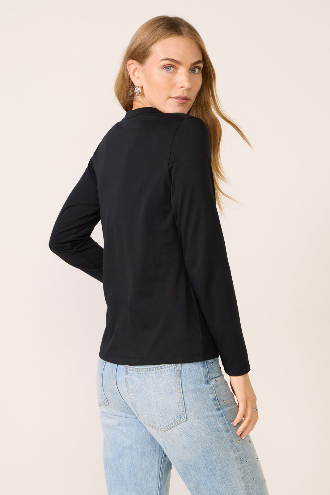 Women's Peyton Henley Long Sleeve Top