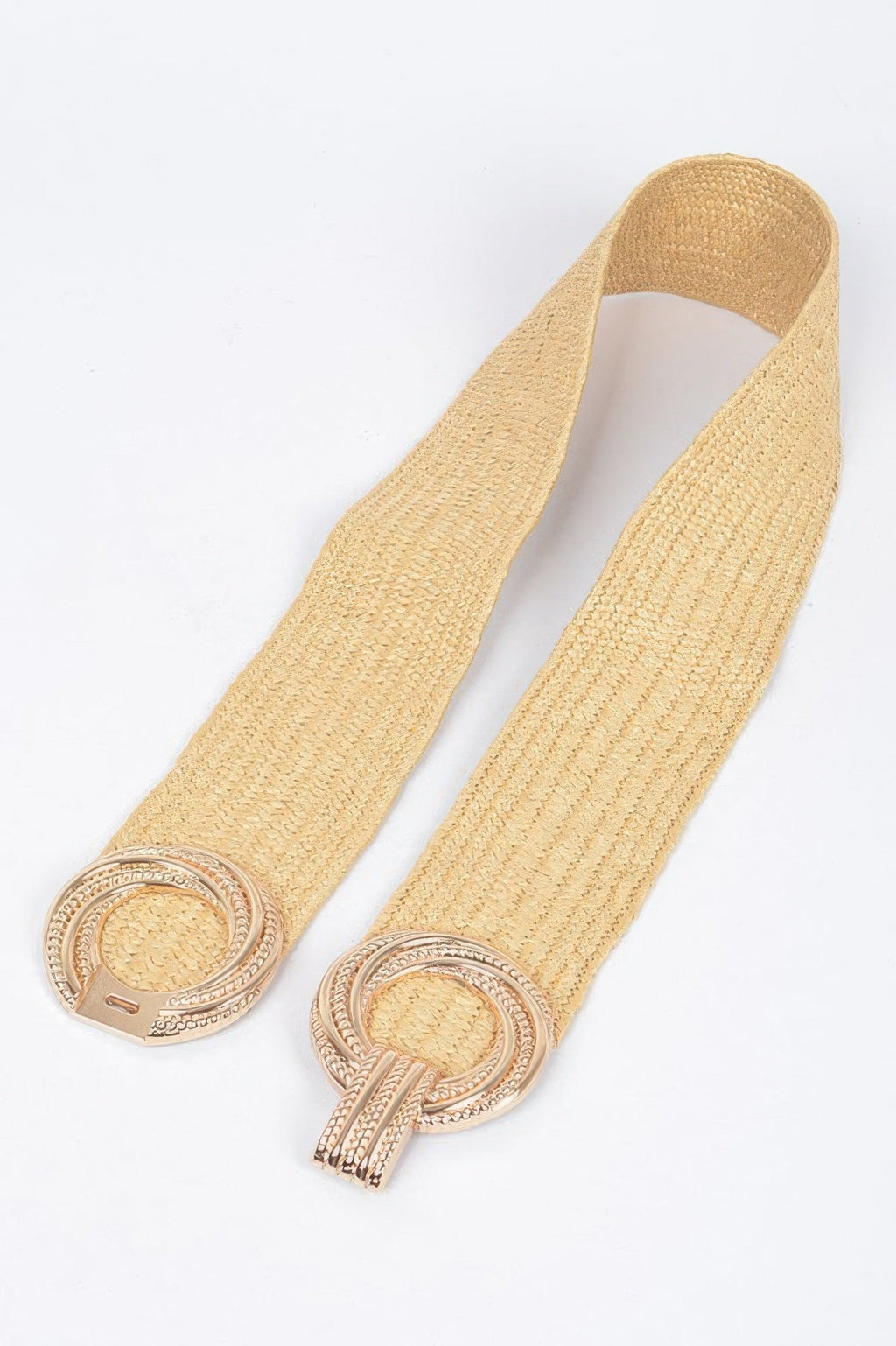 Metal Buckle Stretch Waist Belt