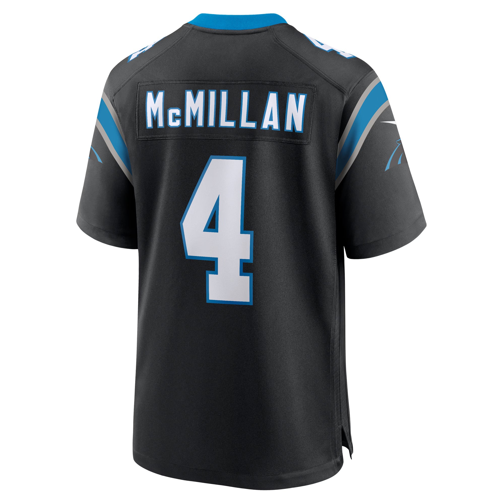 Carolina Panthers Tetairoa McMillan Black 2025 NFL Draft First Round Pick Game Jersey