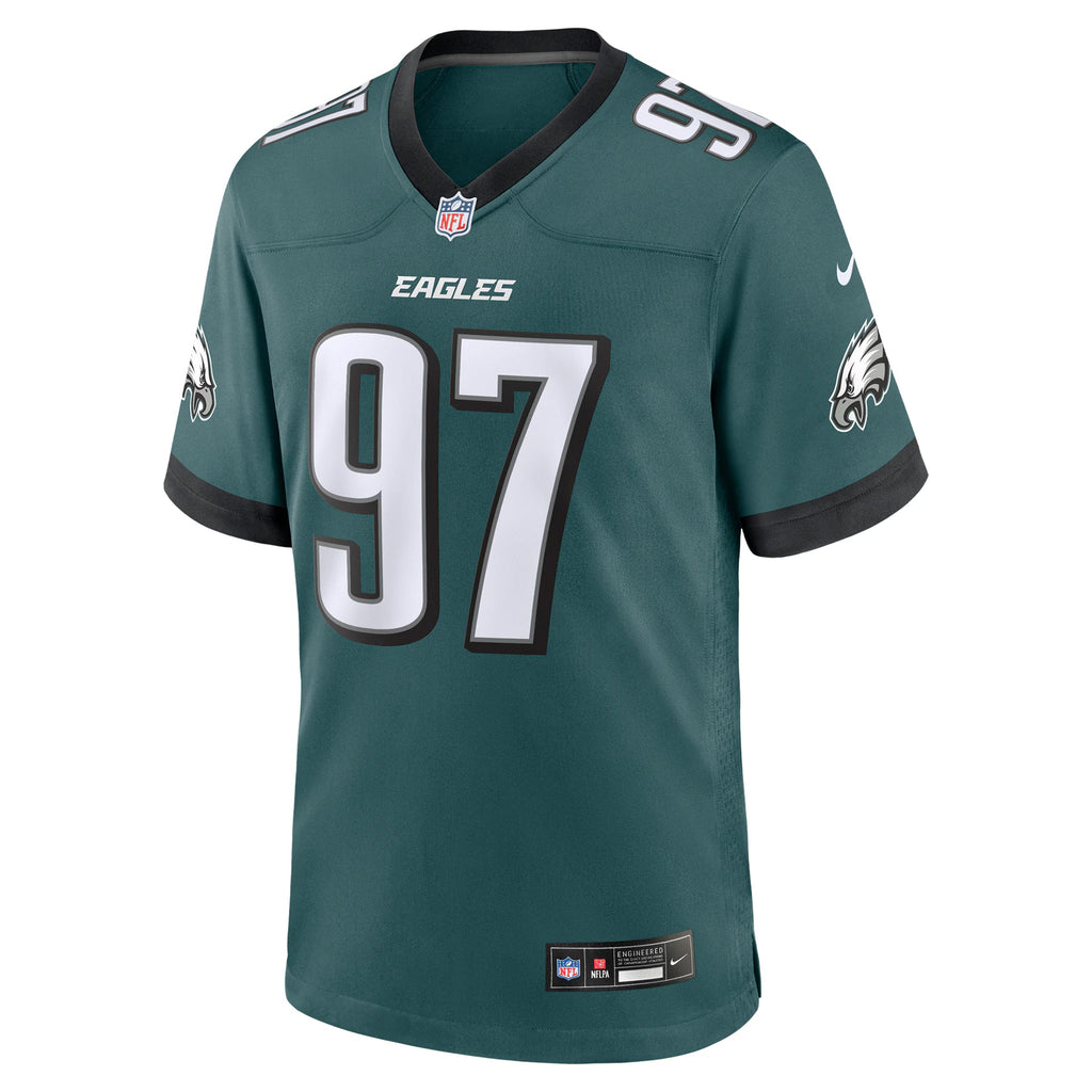 Philadelphia Eagles Moro Ojomo Midnight Green Team Game Jersey