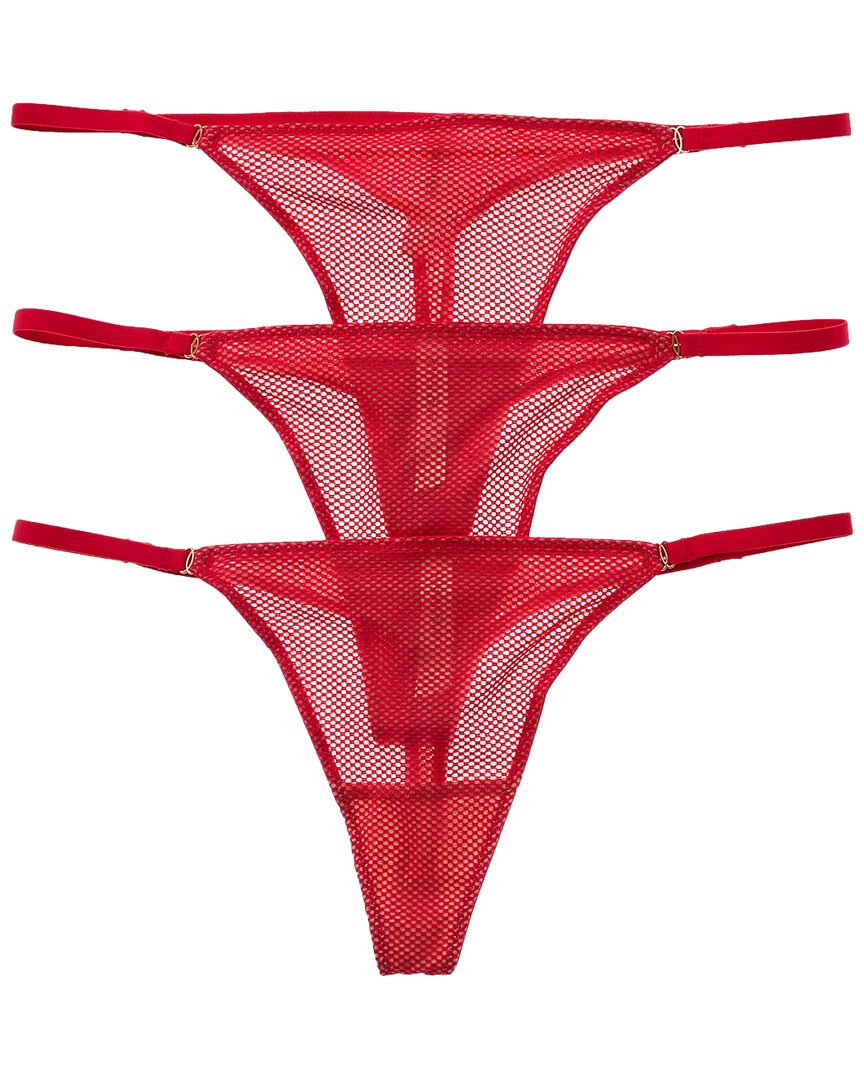 Set of 3 Skarlett Blue Mischief Thong