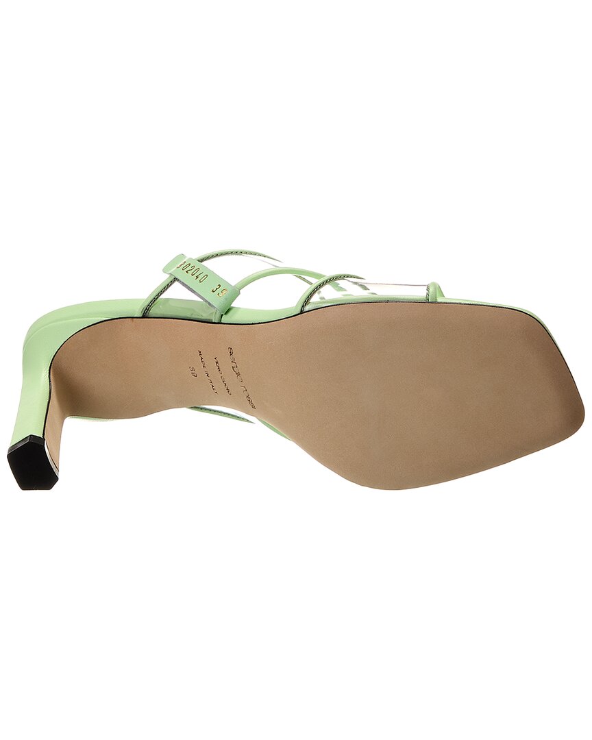 Sergio Rossi Lunettes Leather Sandal