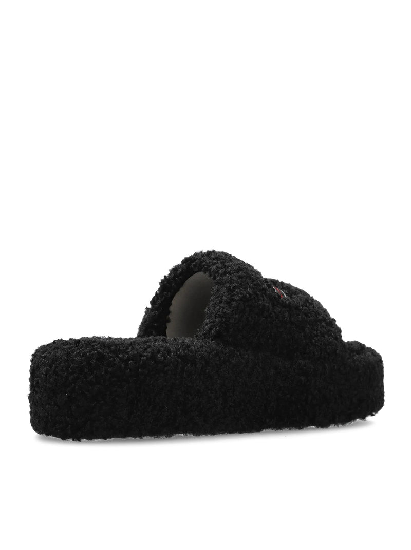 Balenciaga Women Slippers Platform In Shearling