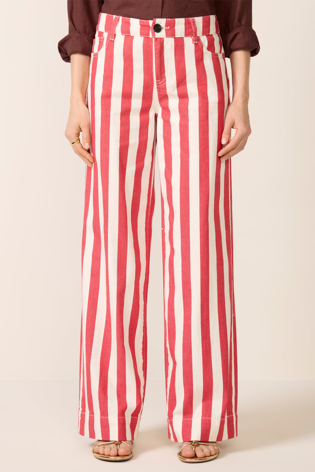 Women's Maker Wide Leg Stripe Pants