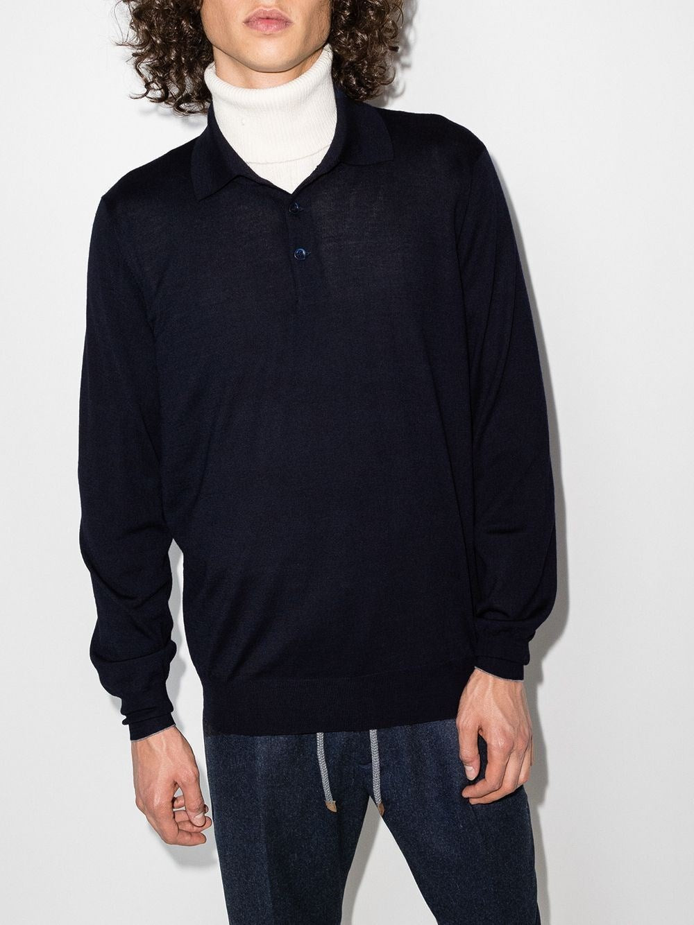 Brunello Cucinelli Men Polo Neck Sweater