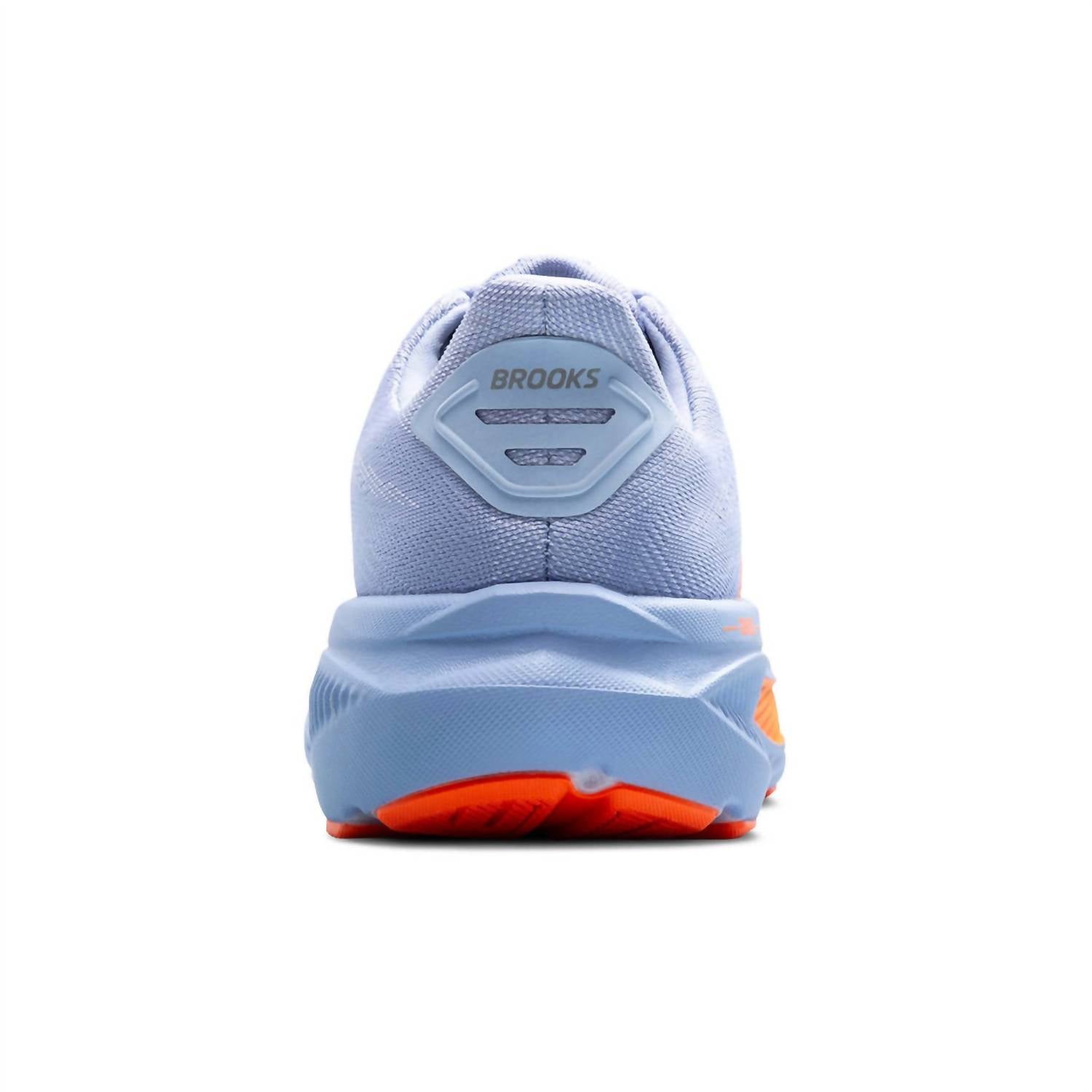 Women's Ghost 17 Shoe - Medium In Blue Heron/white/orange