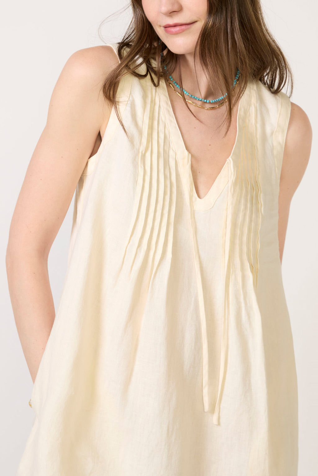 Women's Stella Linen Mini Dress