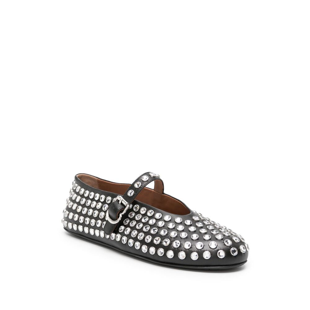 Alaïa Black Ballet Flats Women