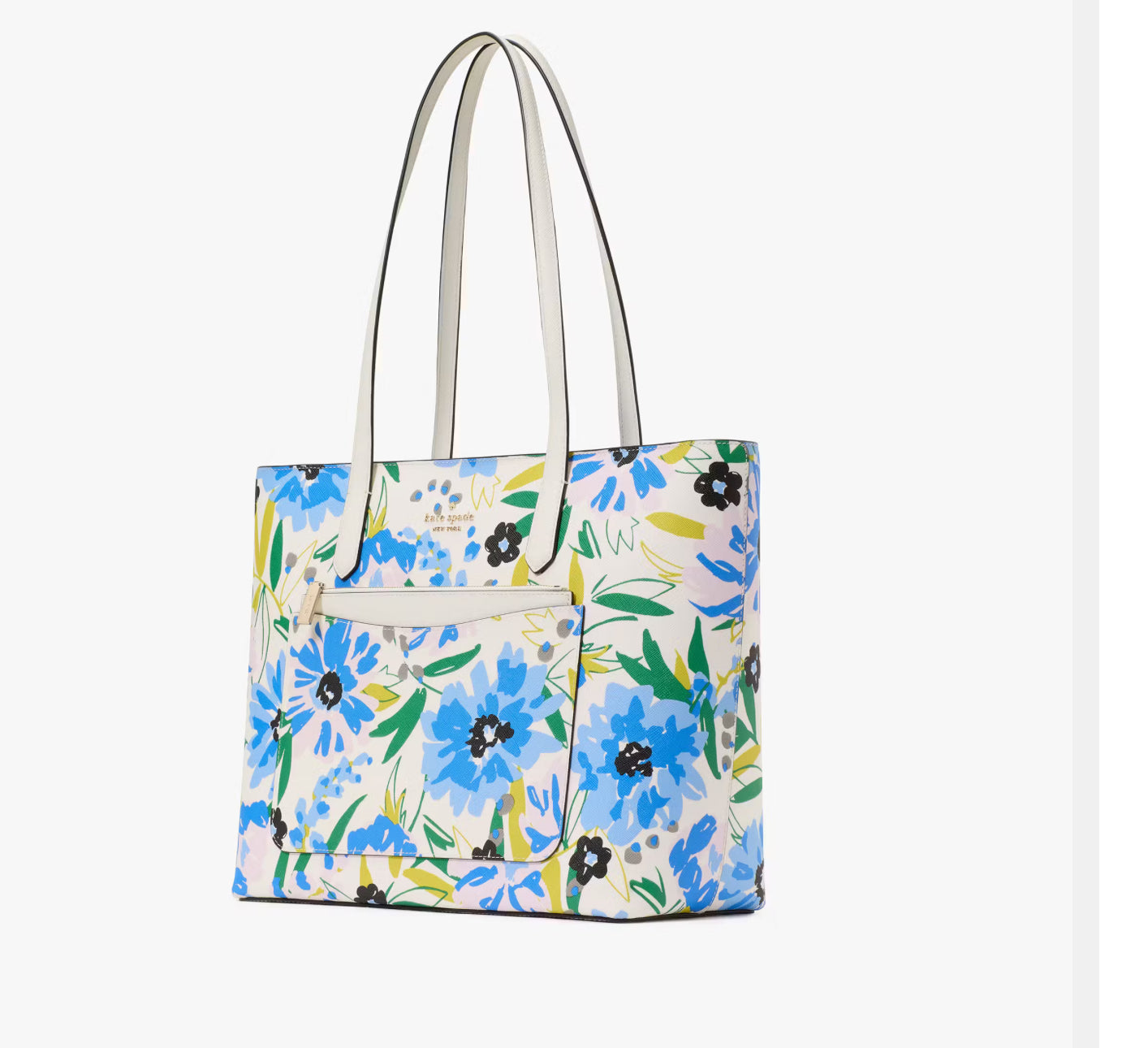 NWT Kate Spade Staci Floral Large Tote Set with 2 Pouches/wristlets