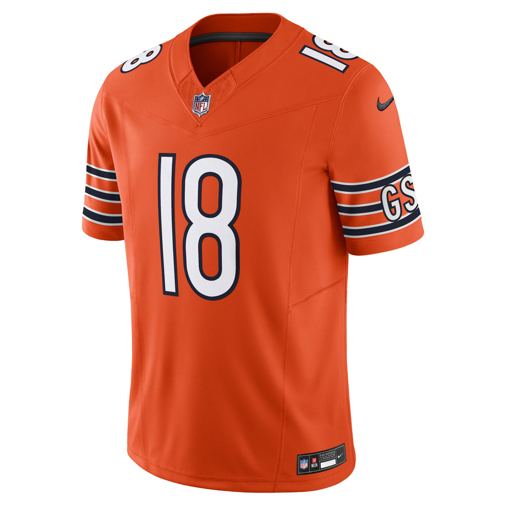 Chicago Bears Caleb Williams Orange Vapor F.U.S.E. Limited Jersey