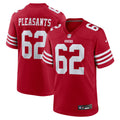 San Francisco 49ers Austen Pleasants Scarlet Team Game Jersey