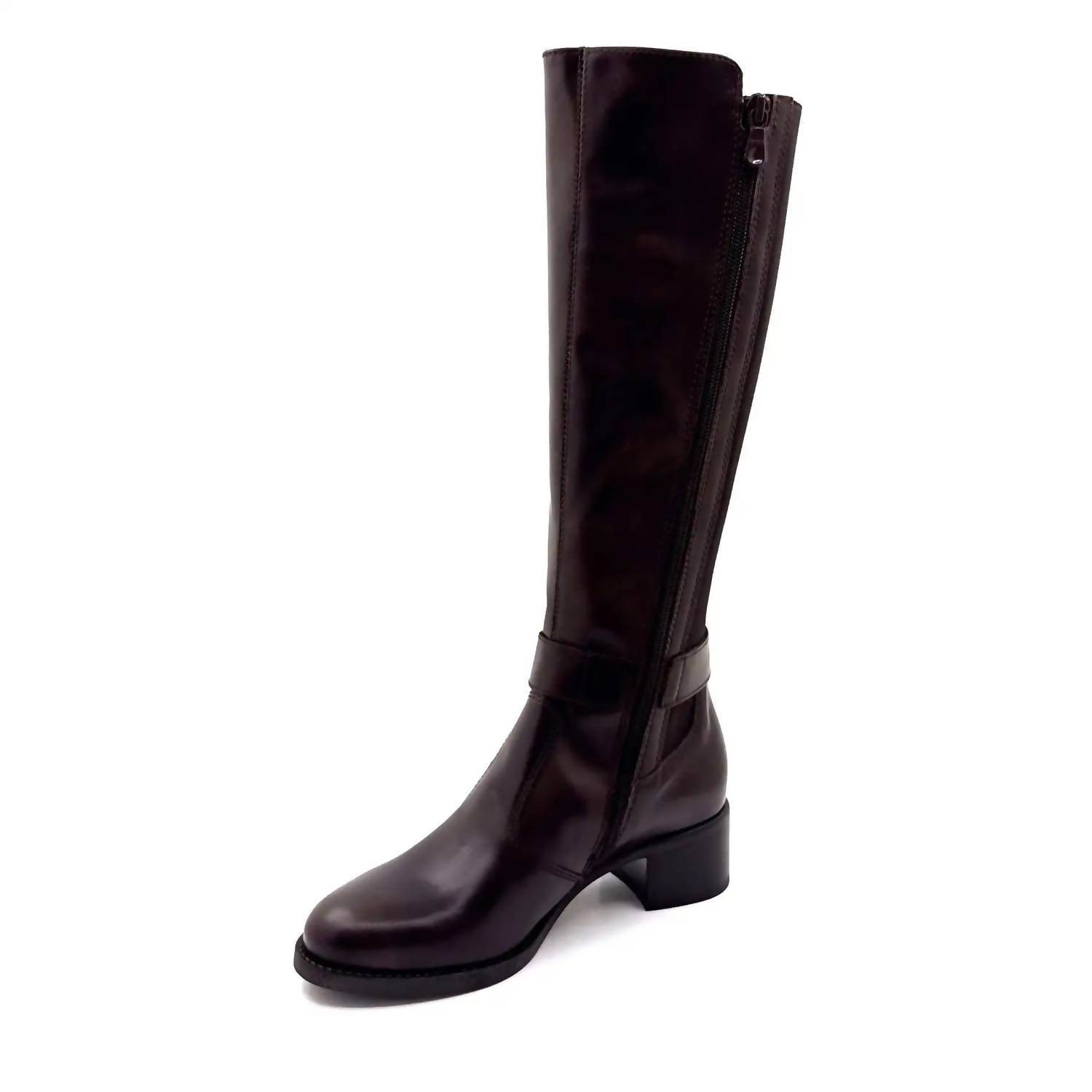 Women's Elastico Riding Boot In Chocolate