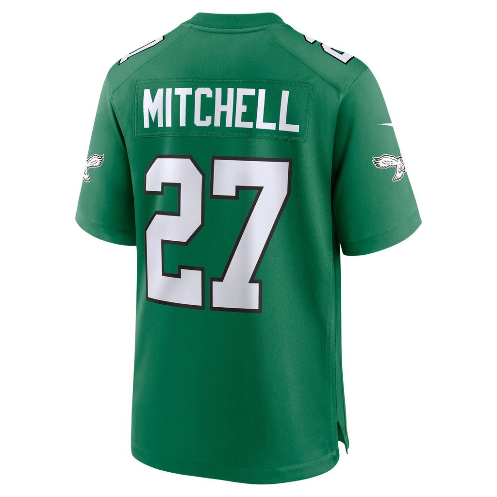 Philadelphia Eagles Quinyon Mitchell Kelly Green Alternate Game Jersey