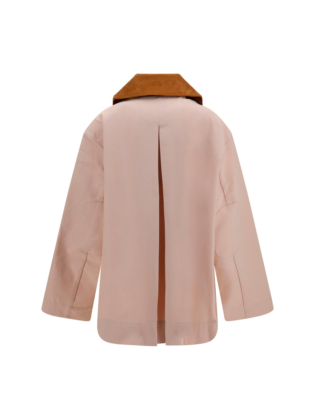 Ganni Women Twill Jacket With Suede Details