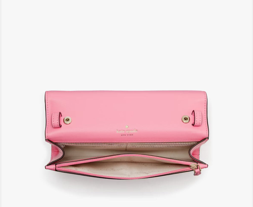 NWT Kate Spade Perry Leather Crossbody In Pink