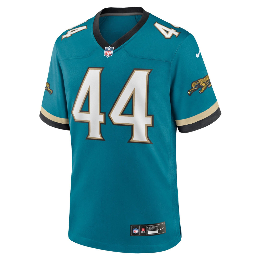 Jacksonville Jaguars Travon Walker Teal Prowler Throwback Player Game Jersey