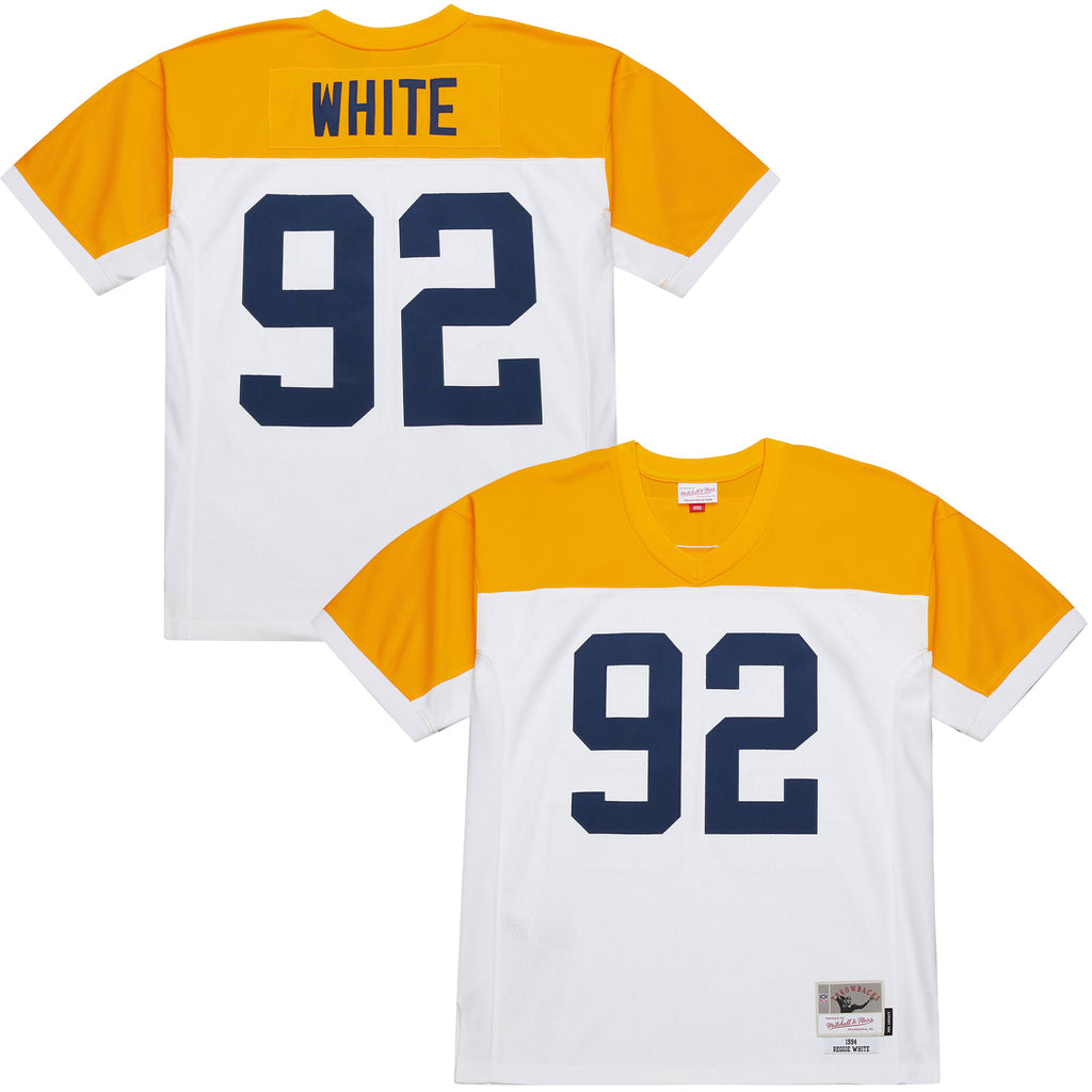 Green Bay Packers Reggie White Mitchell & Ness White 1994 Legacy Replica Jersey