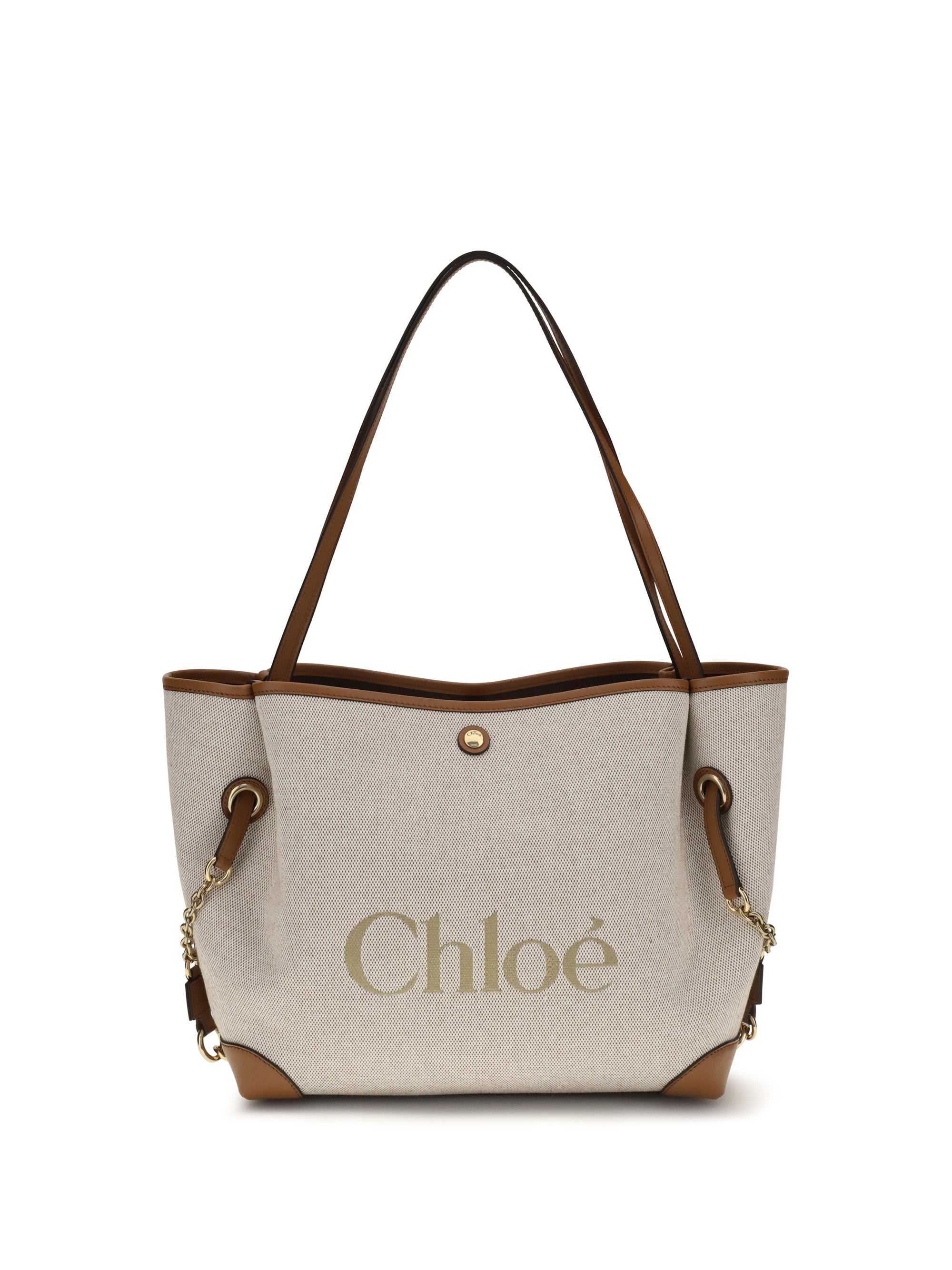 Chloé Women Clover Tote Bag In Canvas