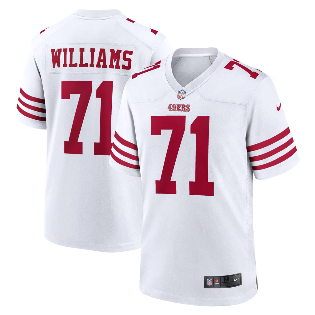 San Francisco 49ers Trent Williams White Player Game Jersey