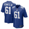 New York Giants John Michael Schmitz Jr. Royal Team Game Jersey