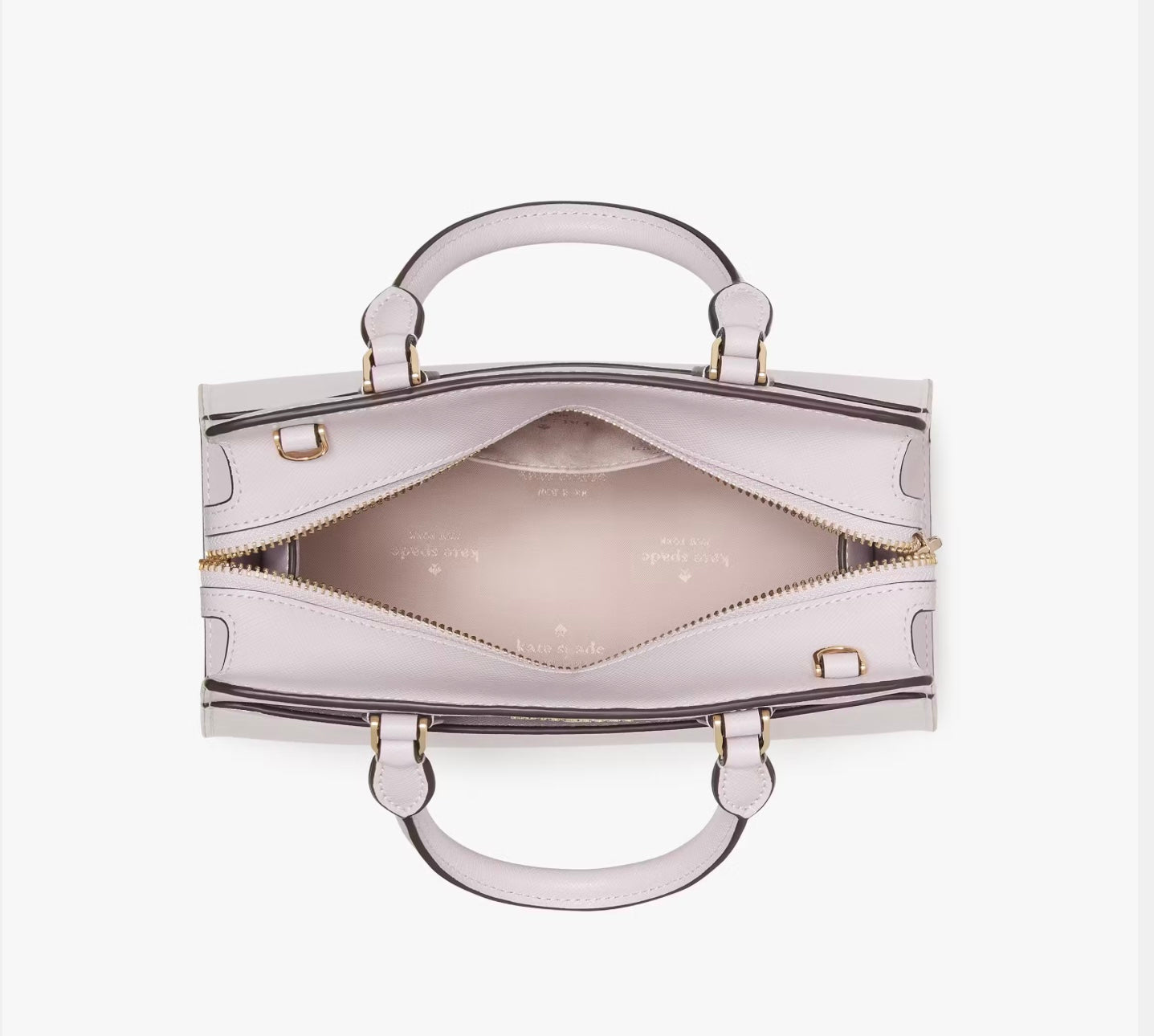 NWT Kate Spade Madison Leather Small Satchel In Pastel Lavender