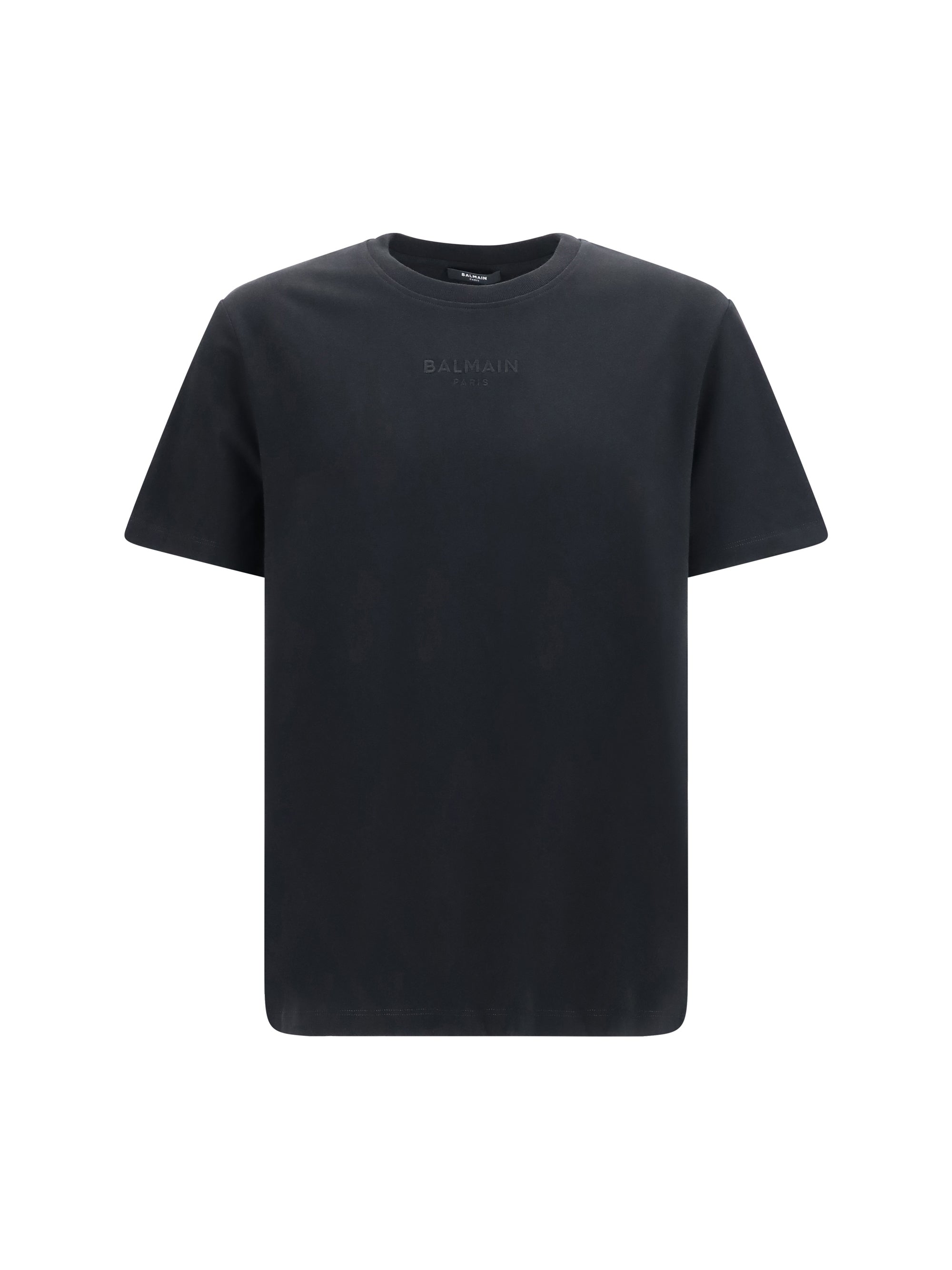 Balmain Men Embroidered Logo T-Shirt