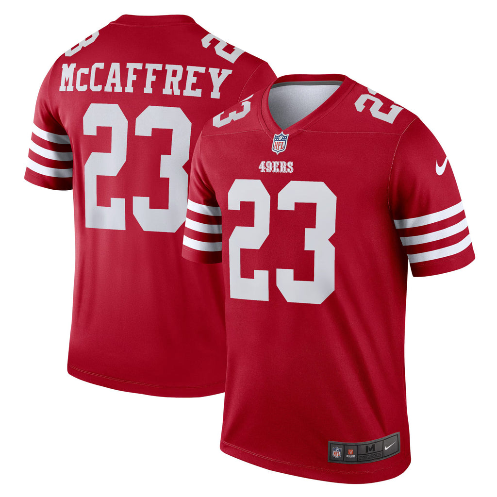 San Francisco 49ers Christian McCaffrey Scarlet Legend Player Performance Top