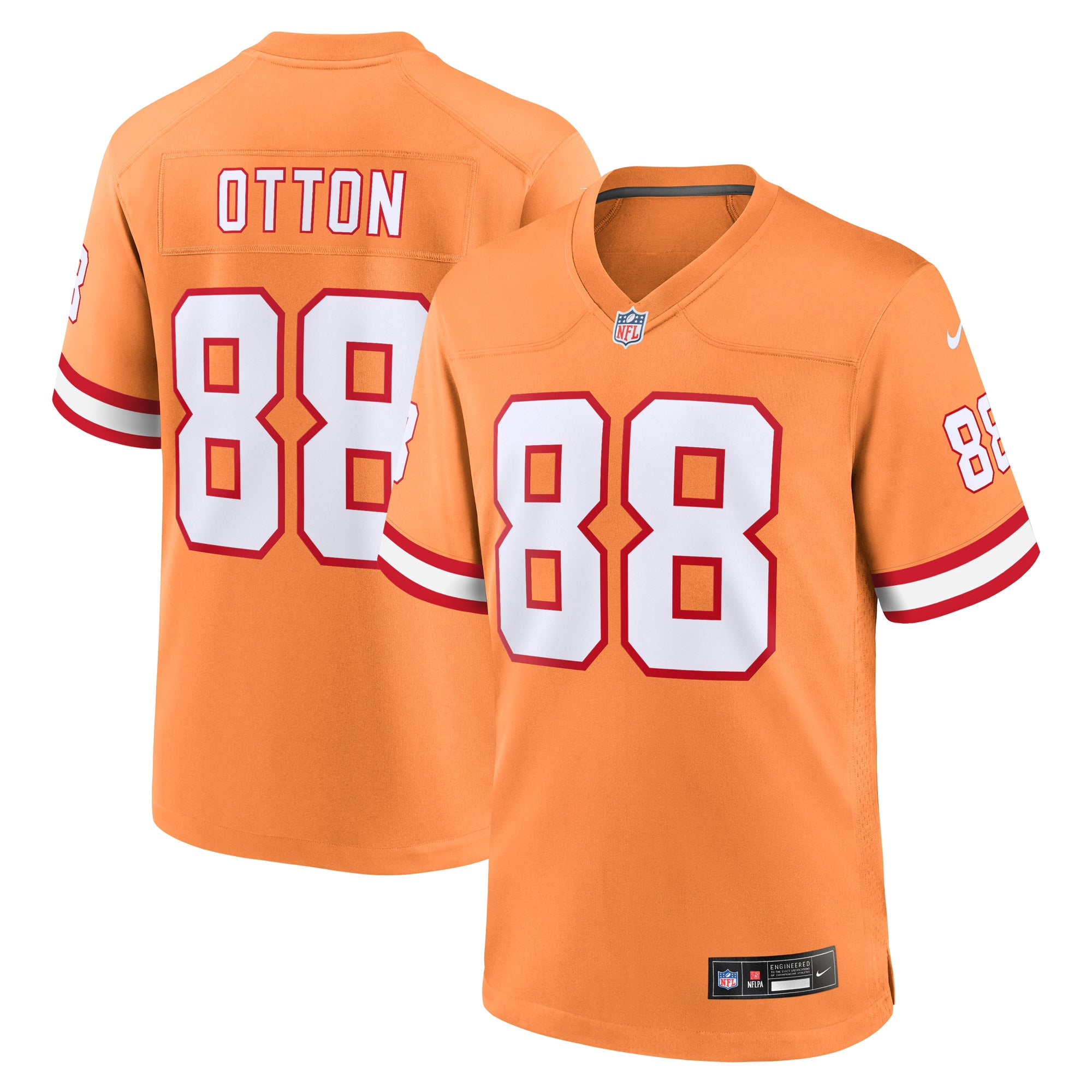 Tampa Bay Buccaneers Cade Otton Orange Alternate Game Jersey