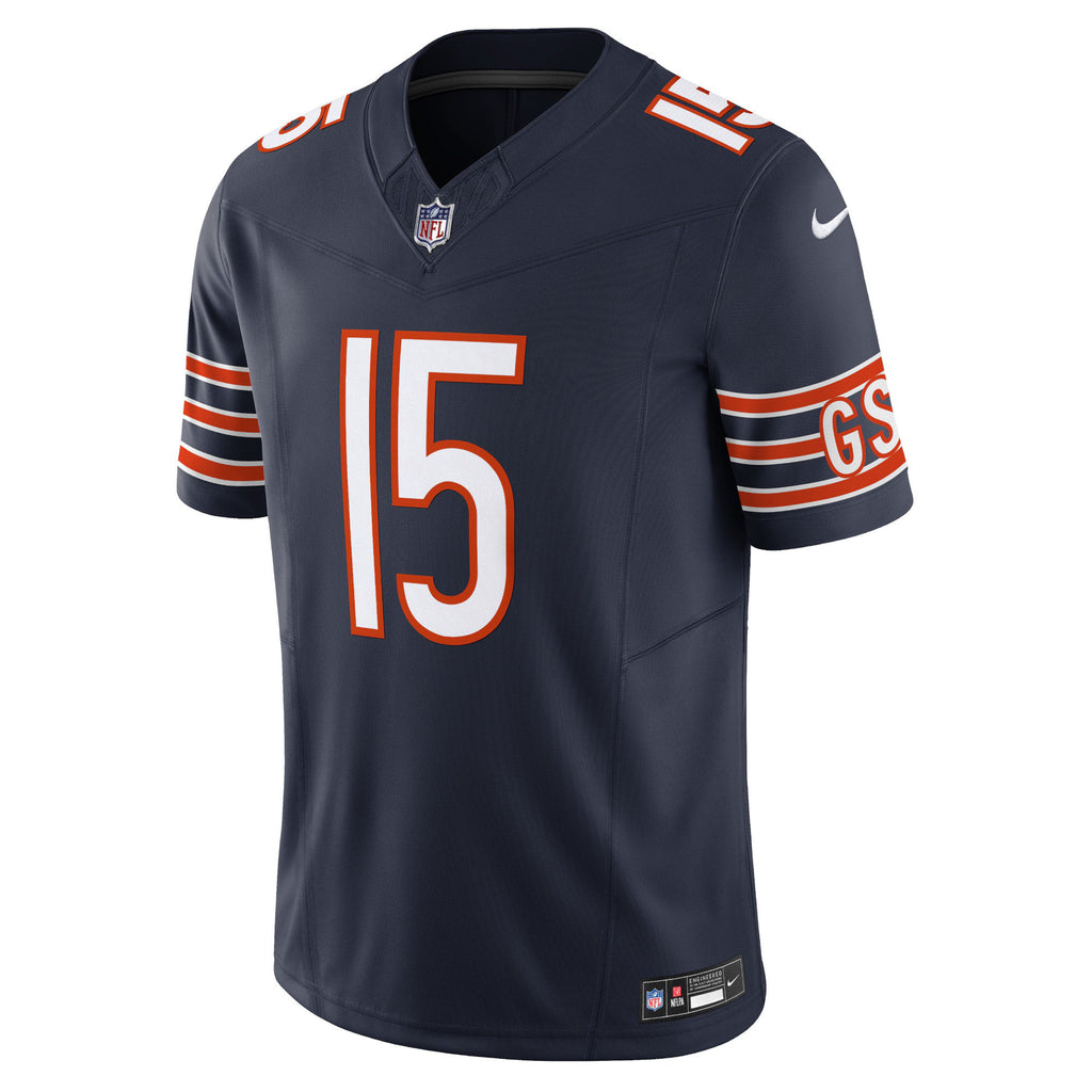 Chicago Bears Rome Odunze Navy Vapor F.U.S.E. Limited Jersey