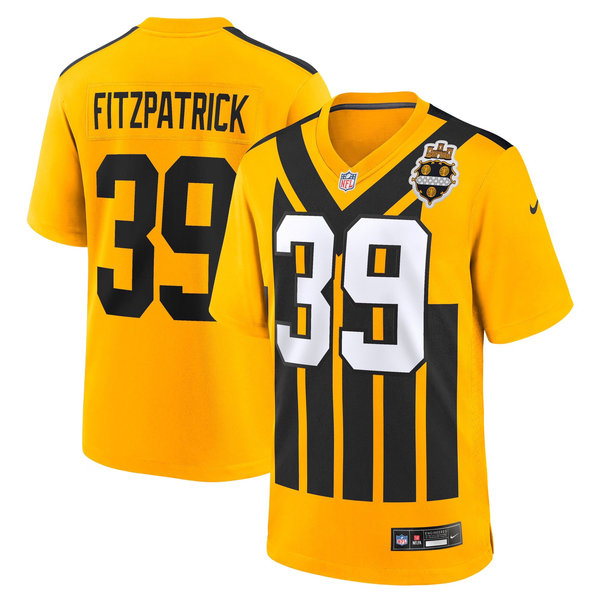 Pittsburgh Steelers Minkah Fitzpatrick Gold Alternate Game Jersey
