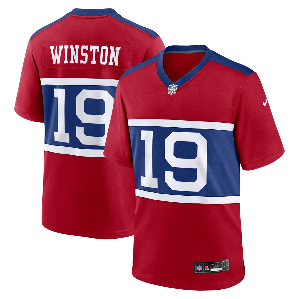 New York Giants Jameis Winston Century Red Alternate Game Jersey