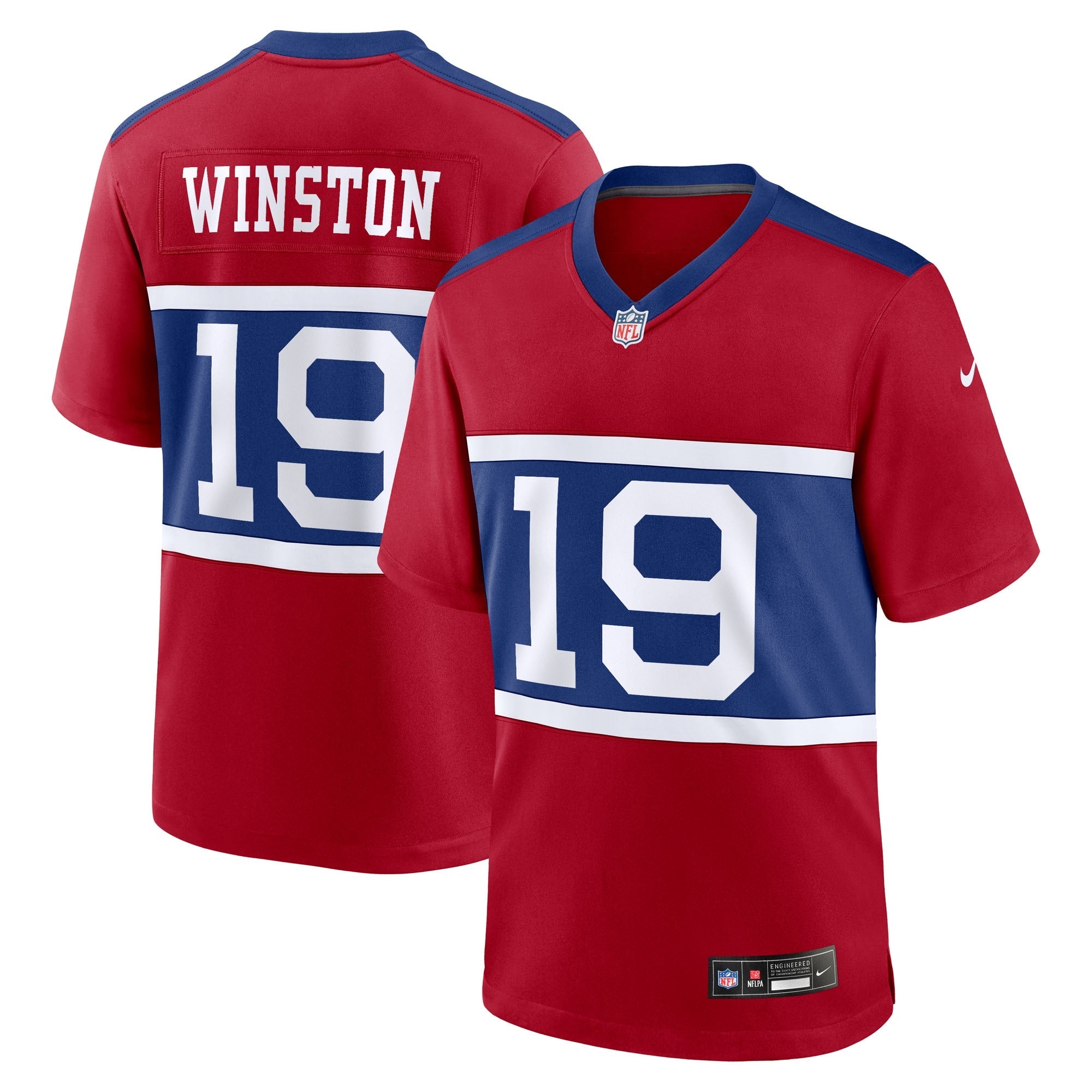 New York Giants Jameis Winston Century Red Alternate Game Jersey
