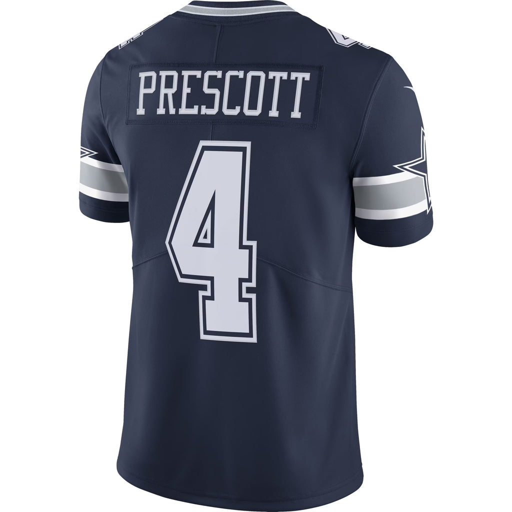 Dallas Cowboys Dak Prescott Navy Vapor Limited Player Jersey