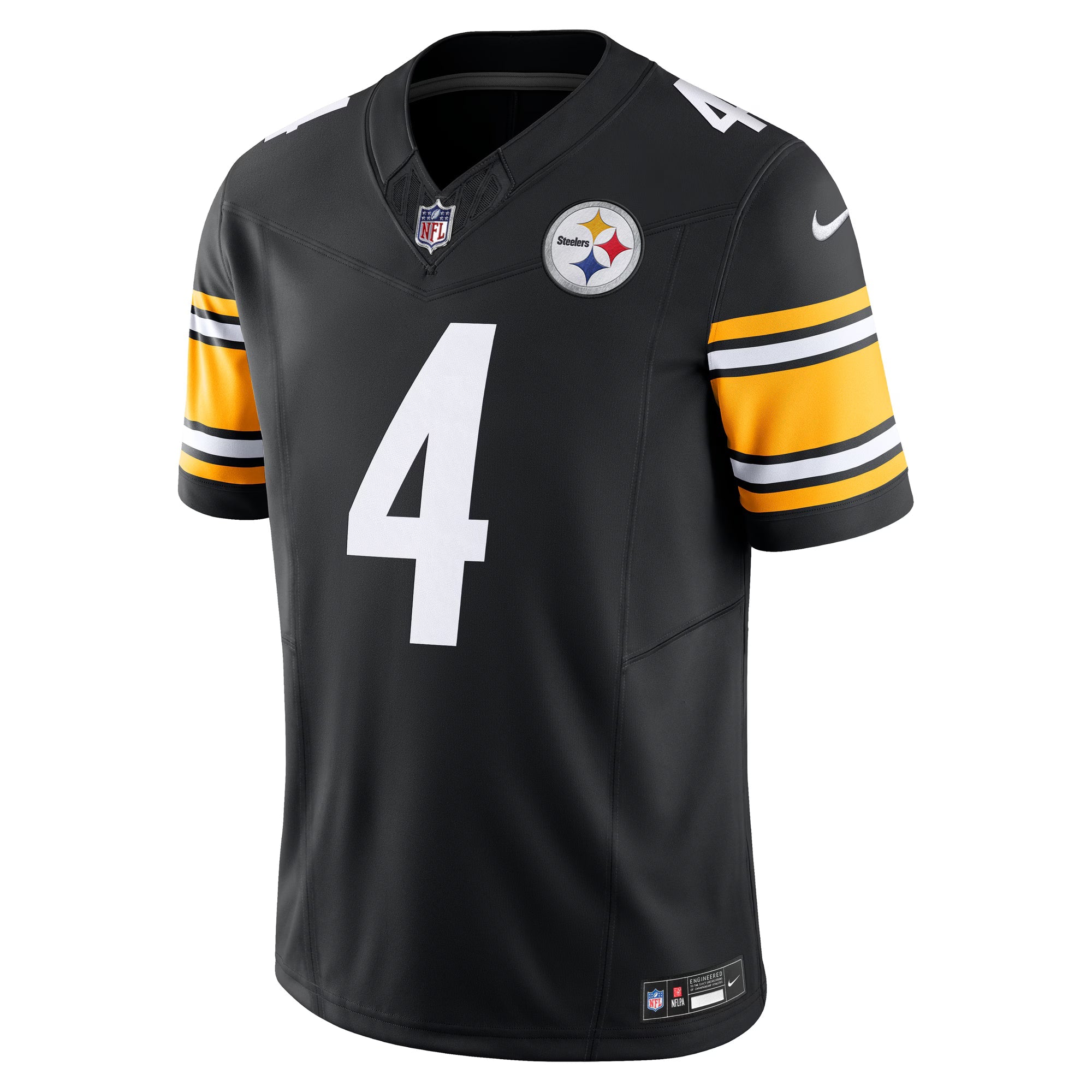 Pittsburgh Steelers DK Metcalf Black Team Vapor F.U.S.E. Limited Jersey
