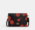 NWT Coach Slim Crossbody Leather Bag With Floral Print