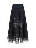 Charo Ruiz Women Serza Long Skirt In Cotton Voile
