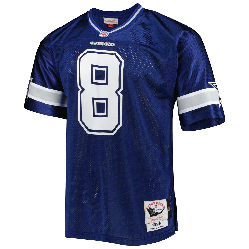 Dallas Cowboys 1996 Troy Aikman Mitchell & Ness Navy Authentic Throwback Retired Player Jersey