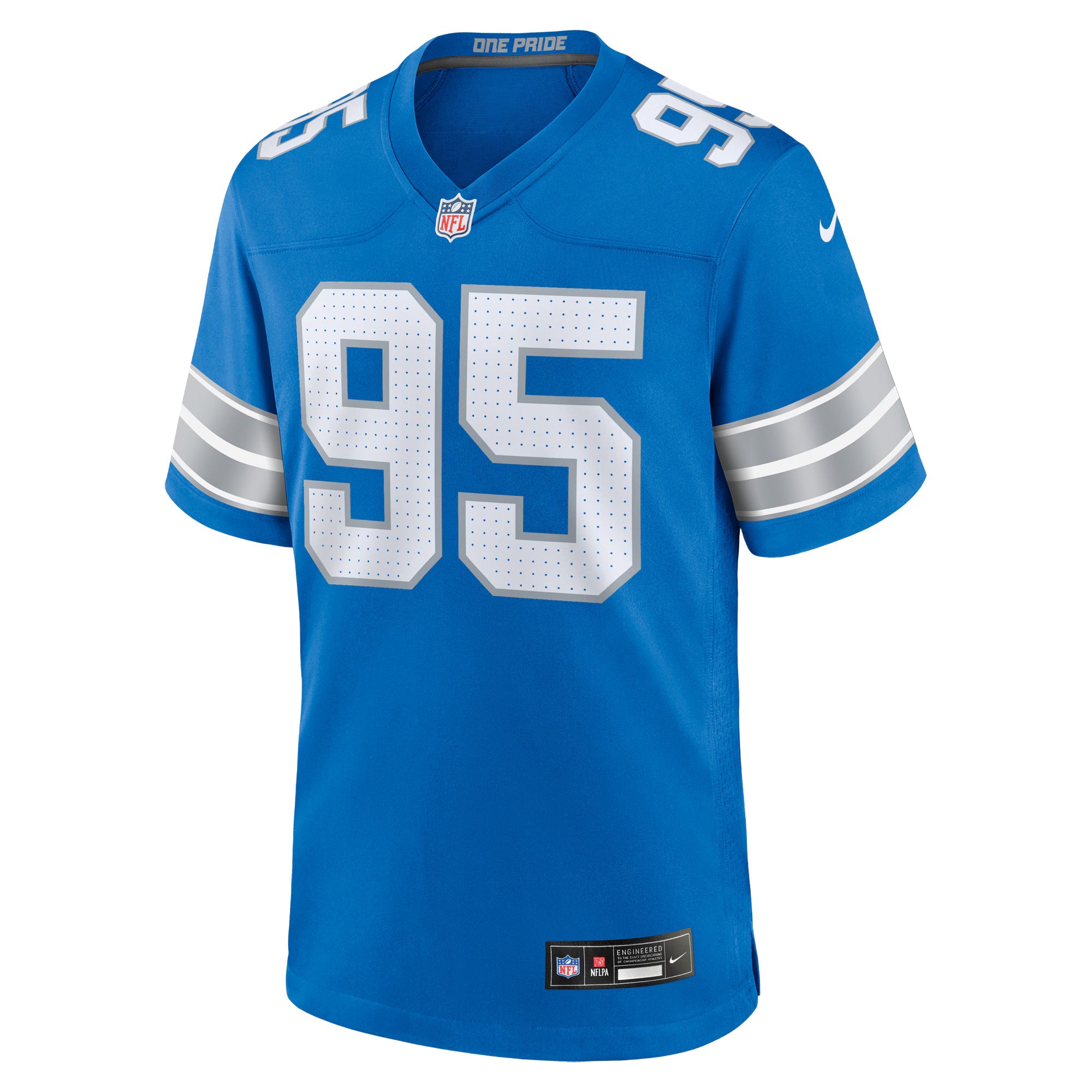 Detroit Lions Mathieu Betts Blue Game Jersey