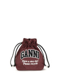 Ganni Women Nylon Pouch