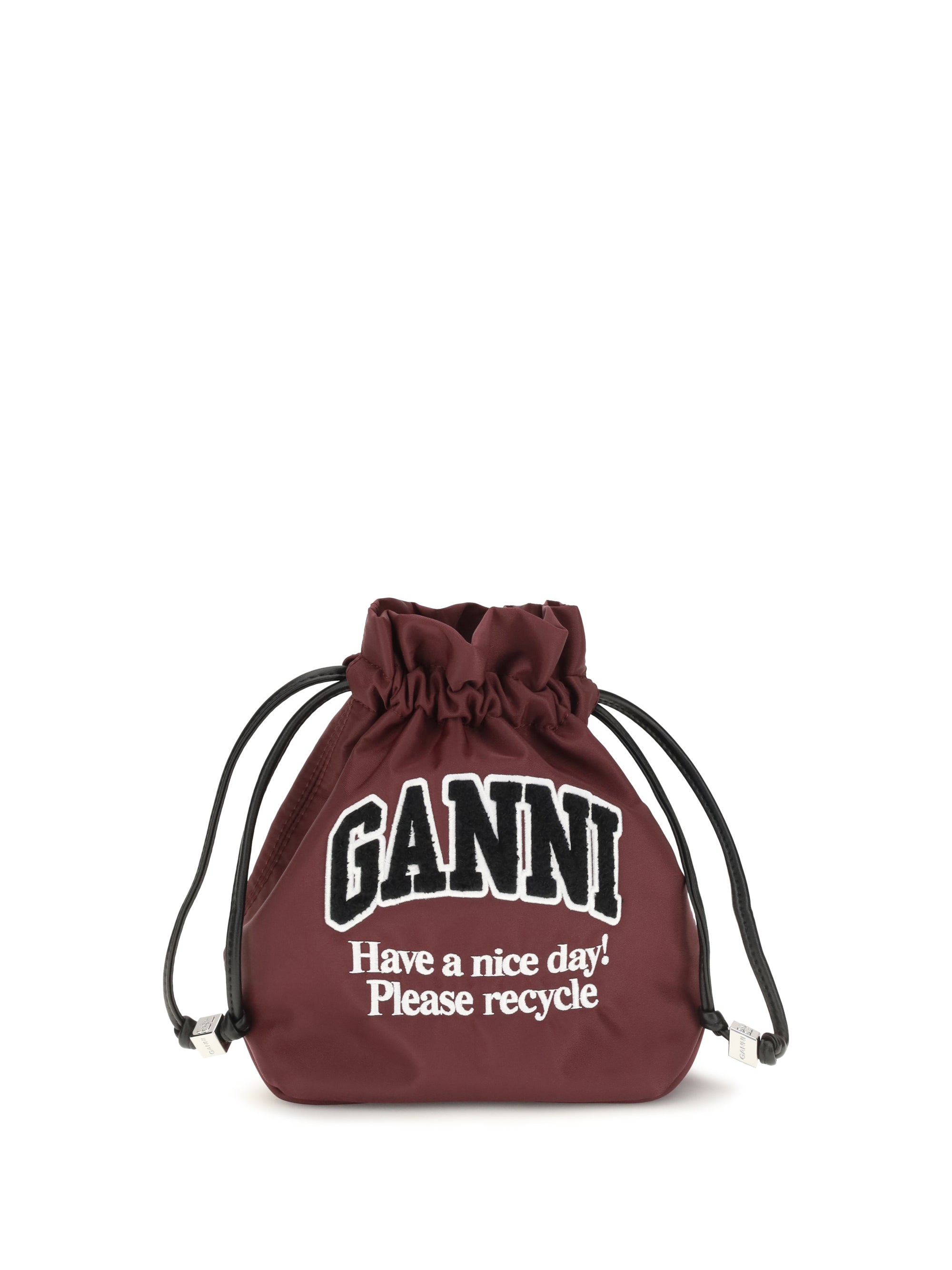 Ganni Women Nylon Pouch