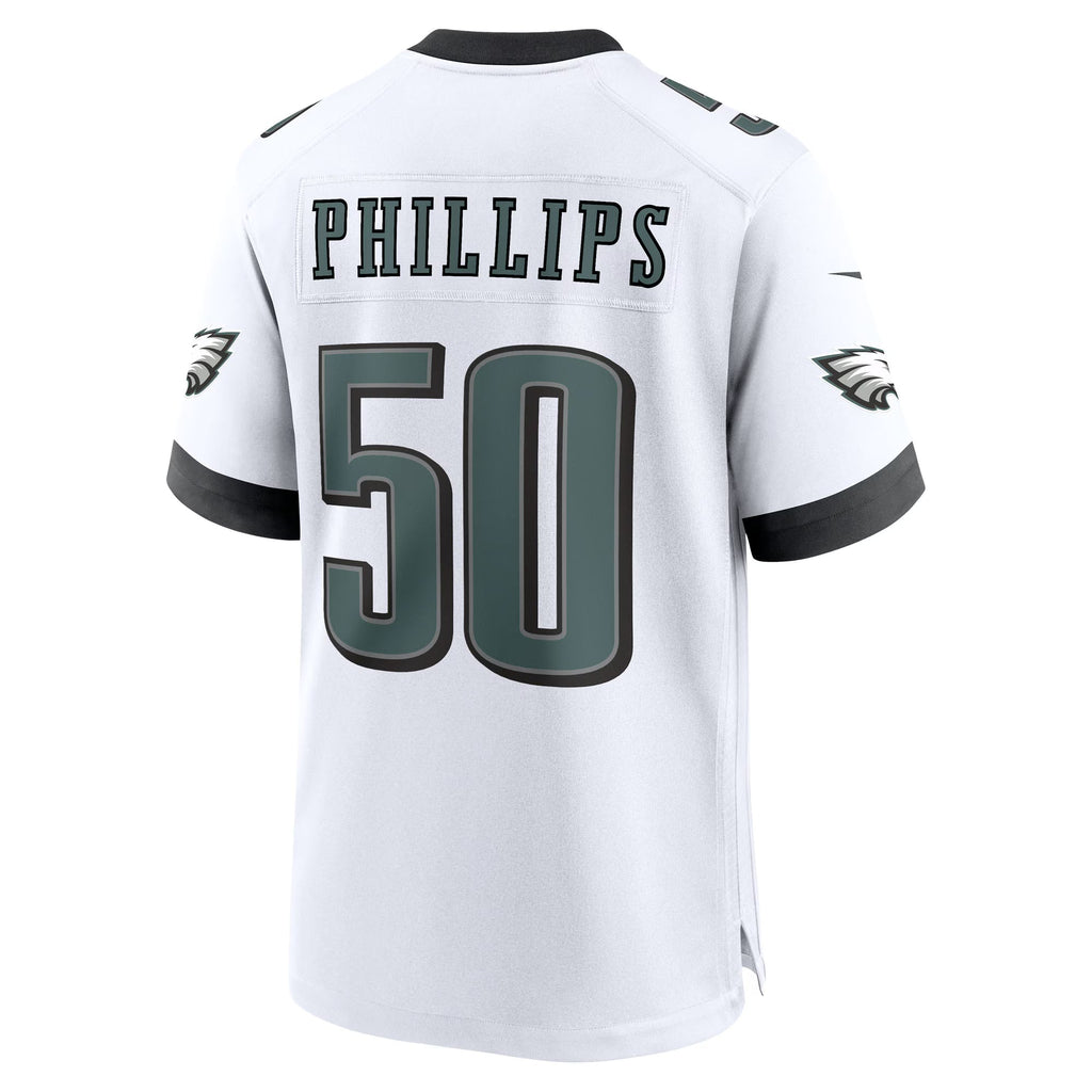 Philadelphia Eagles Jaelan Phillips White Game Jersey