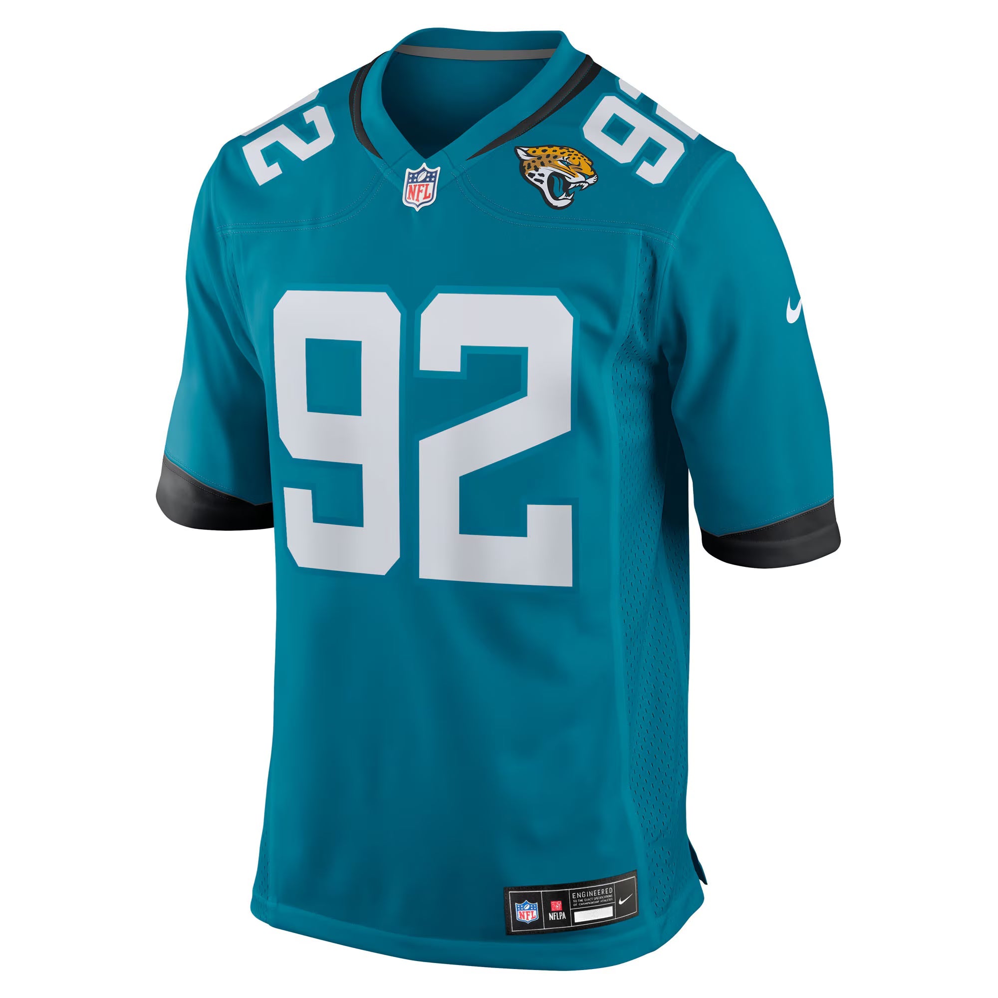 Jacksonville Jaguars Danny Striggow Teal Team Game Jersey
