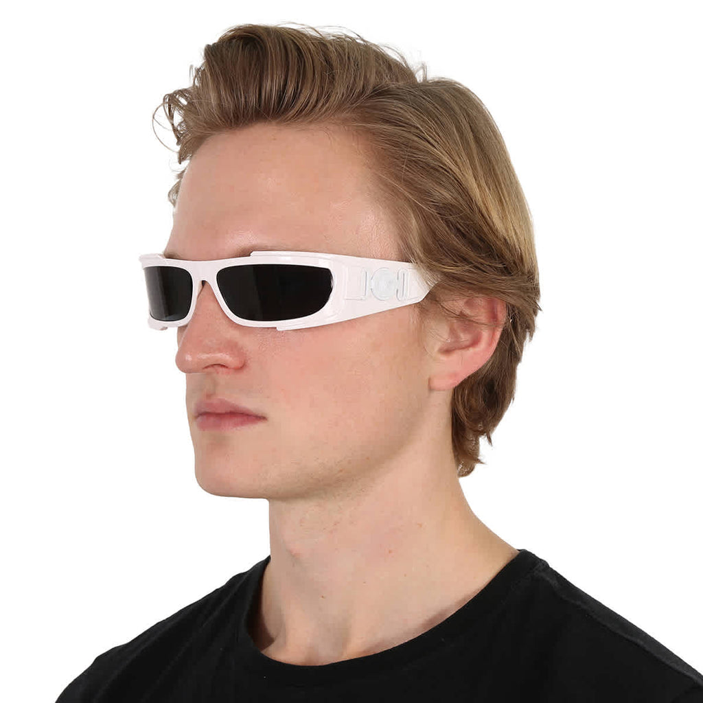 Versace Dark Grey Wrap Men's Sunglasses VE4446 314/87 67