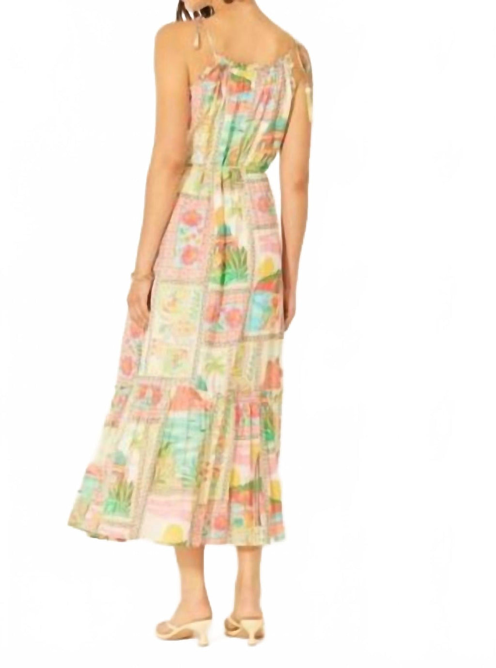 Maddison Midi Dress In Mr Capri