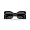 0Sk6058U Oversized Square Frame Sunglasses with Crystal Embellishments