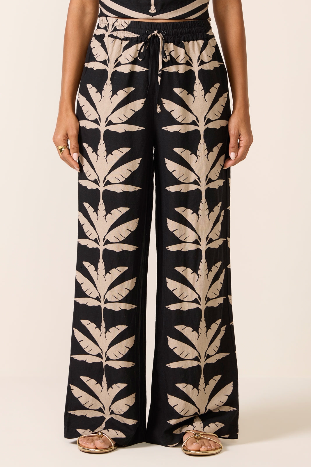 Women's Dani Wide Leg Linen Pants