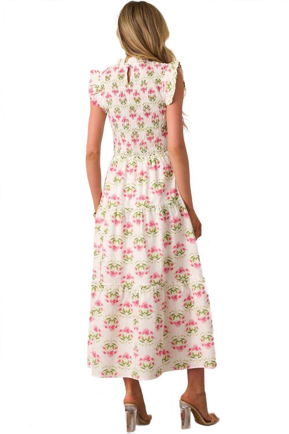 Alice Midi Dress In Cream