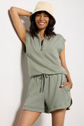 Women's Loretta Half Zip Sweat Top