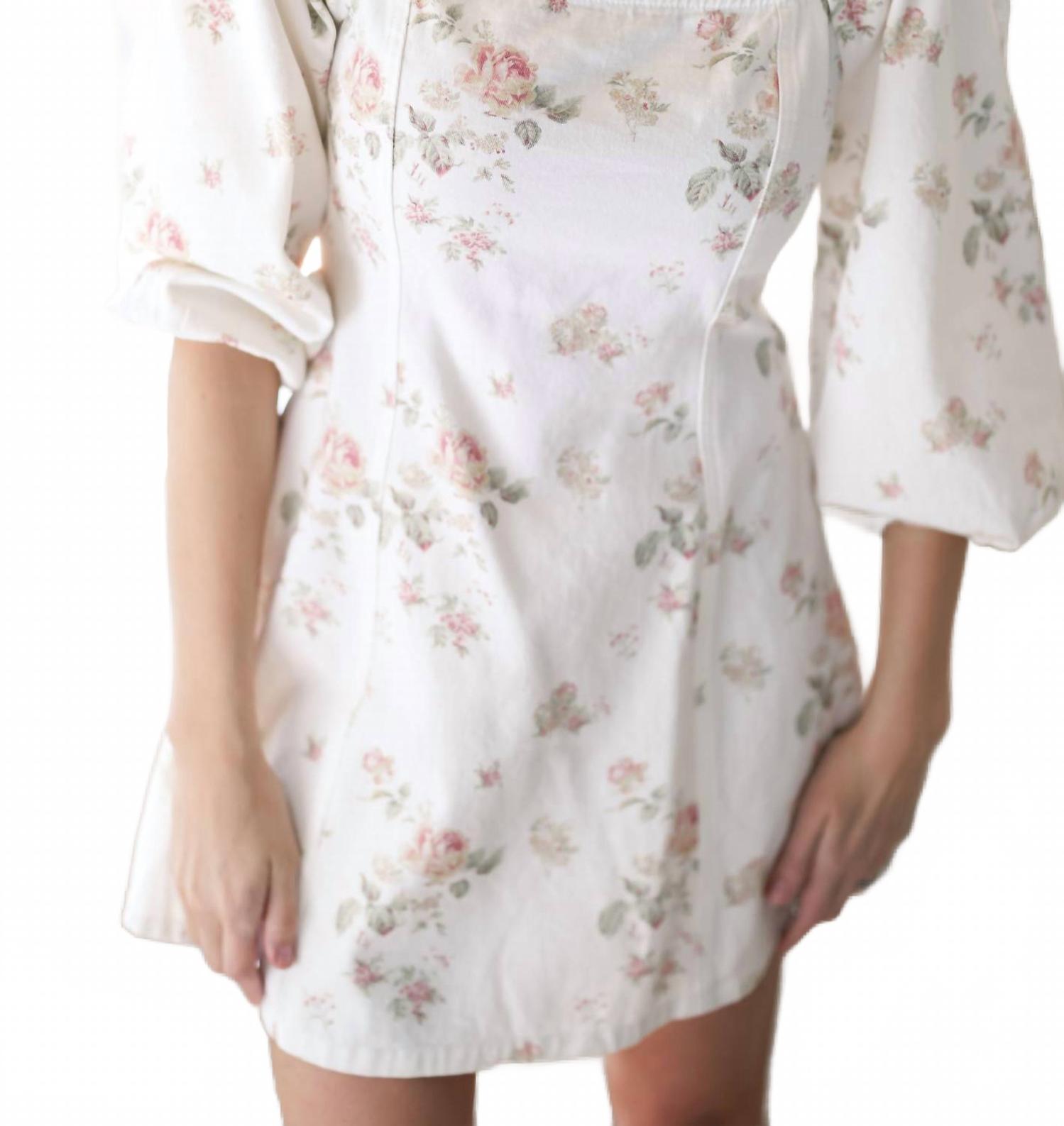 Deanna Dress In White